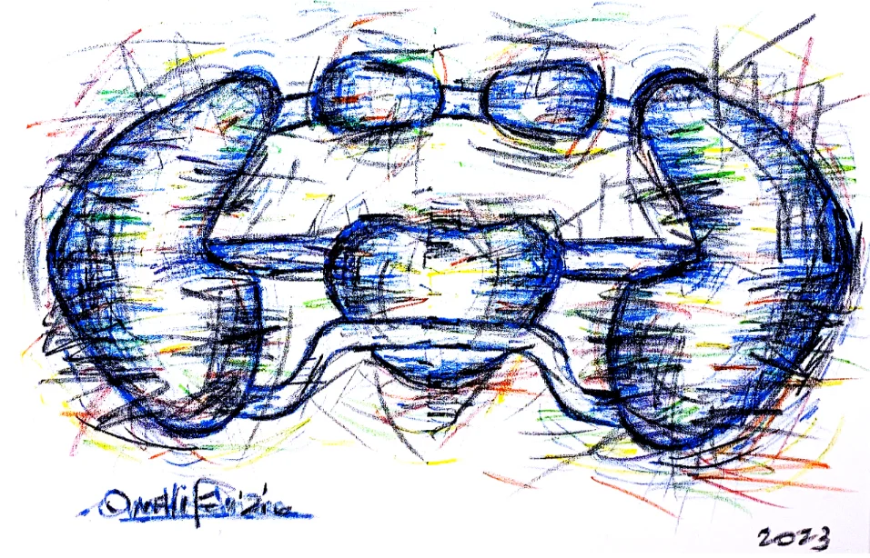 Disegno Ortodontico colorato Fabrizio Anelli